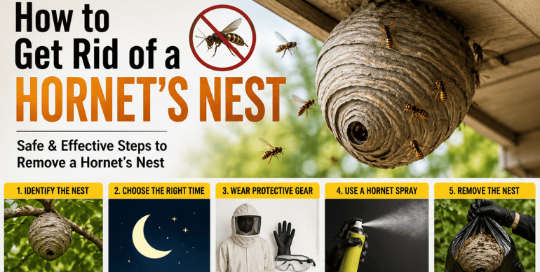 How to Get Rid of a Hornet’s Nest