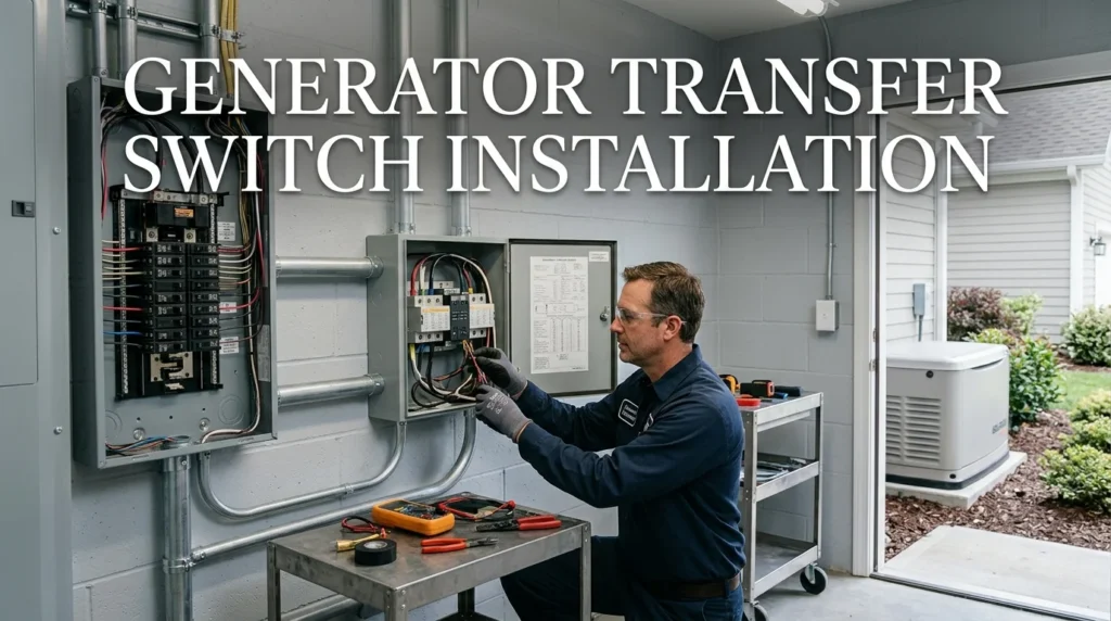 Generator Transfer Switch Installation: A Complete Homeowner Guide to Planning, Wiring, Safety, Testing, Maintenance, and Proper Use