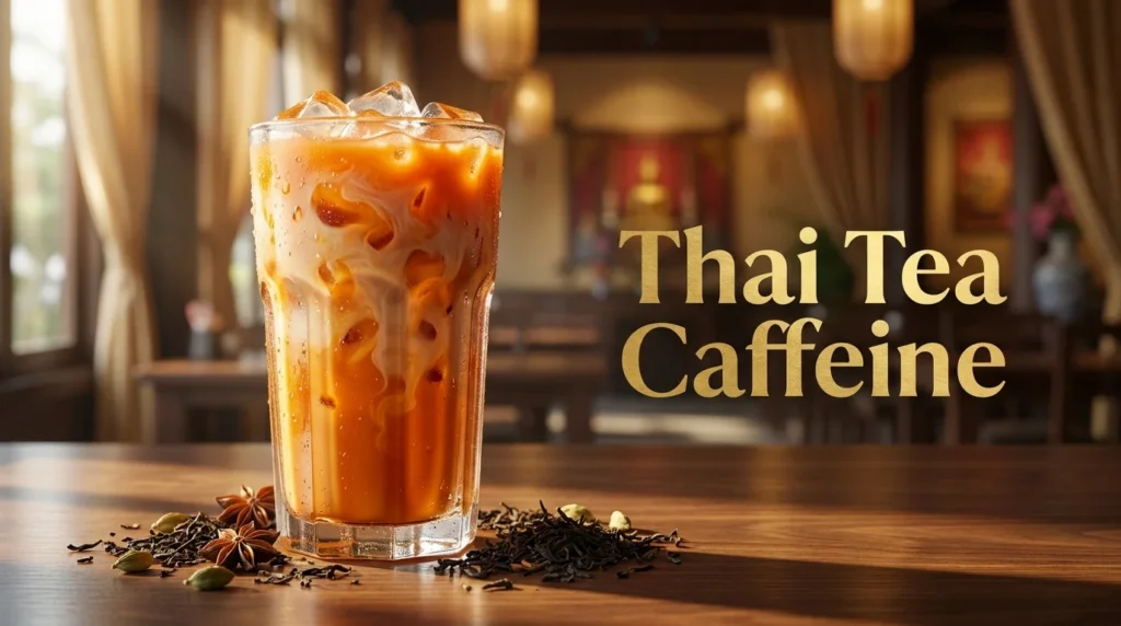 Thai Tea Caffeine Chart 2026: Complete Guide to Caffeine mg by Cup Size, Brew Method & Tea Type