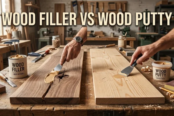 Wood Filler vs Wood Putty: You Need To Know How to Choose the Right Repair for Any Wood Surface