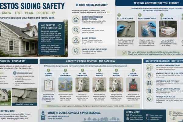 Asbestos Siding: What U.S. Homeowners Should Know About Safety, Testing, and Removal